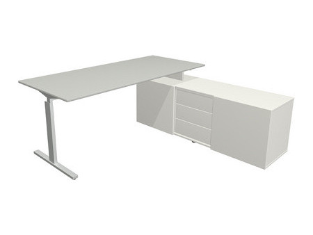 kerkmann Bureau complet 'Form 2', blanc