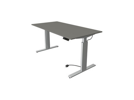 kerkmann Table de bureau assis-debout Move 3 tube, chêne