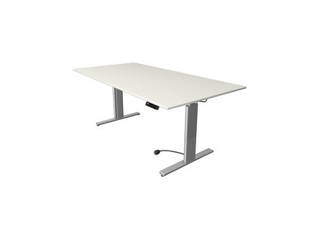 kerkmann Table de bureau assis-debout Move 3 tube, chêne