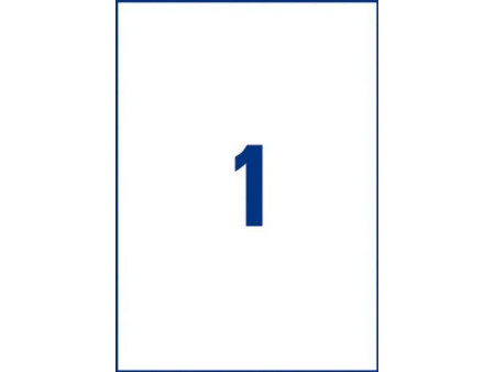 AVERY Etiquette pour photocopieur, 210 x 297 mm, blanc