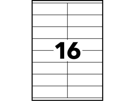 AVERY Etiquette pour photocopieur, 105 x 35 mm, blanc