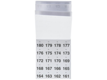 herlitz Numéro autocollant, adhésif, numéroté 1-500