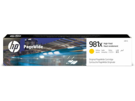 hp Encre hp 981X pour Pagewide Color 556dn, jaune