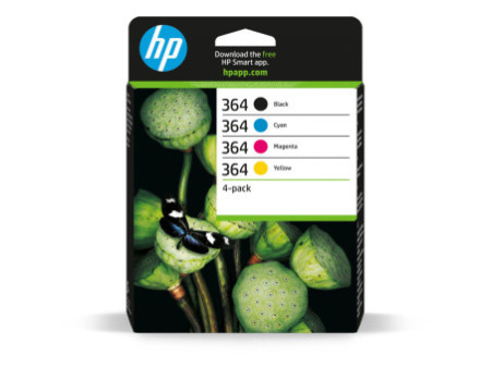 hp Multipack N. 364 pour hp, noir/couleurs