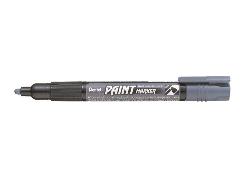 Pentel Marqueur laque PAINT MARKER MMP20, gris