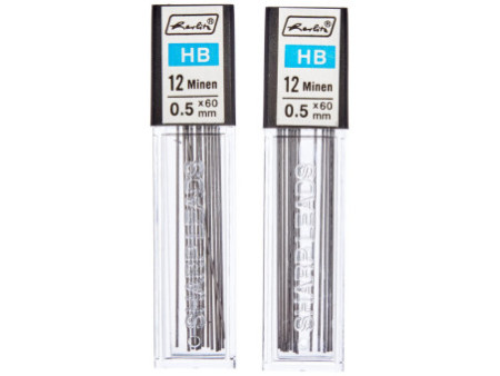 herlitz Mines pour porte-mines, calibre: 0,5 mm