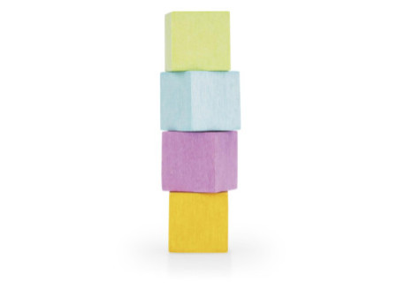 magnetoplan Aimant néodyme Wood Series Cube, coloré