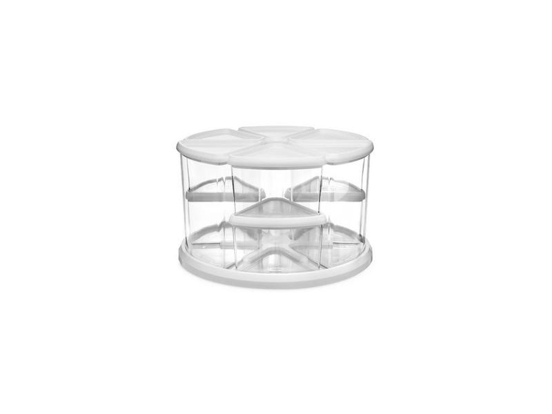deflecto Organiseur manège, transparent / blanc