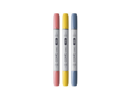 COPIC Marqueur ciao, set de 3 'Brilliant Palette'