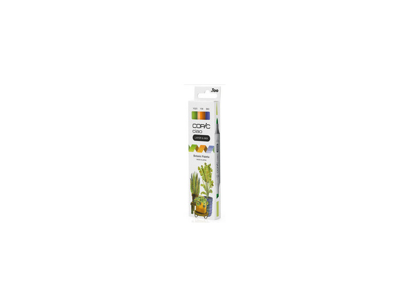 COPIC Marqueur ciao, set de 3 'Botanic Palette'