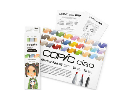 COPIC Marqueur ciao 'LAYER & MIX Manga Starter Set', Natural