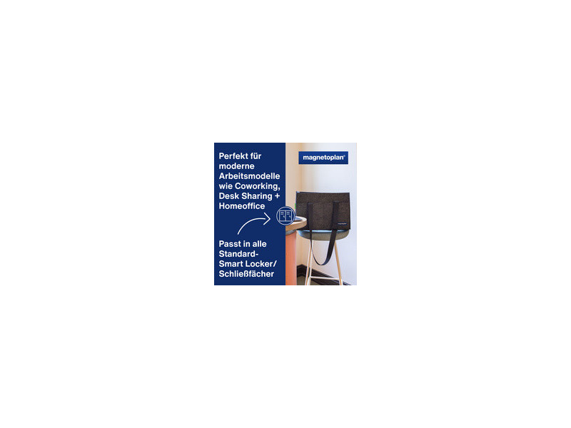 magnetoplan Sacoche en feutre Desk Sharing Bag, anthracite