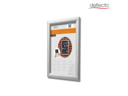 deflecto Cadre photo/affiche, A1, argent anodisé