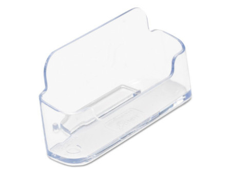 deflecto Porte-cartes de visite, 1 compartiment, transparent