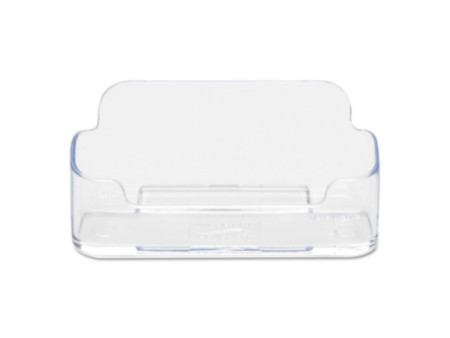 deflecto Porte-cartes de visite, 1 compartiment, transparent
