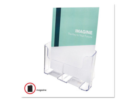 deflecto Porte-brochures, incliné, A4 portrait, transparent