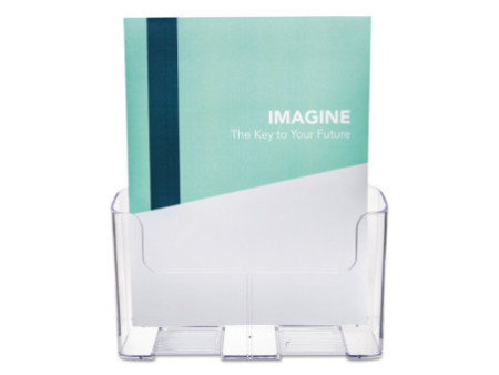 deflecto Porte-brochures, incliné, A4 portrait, transparent