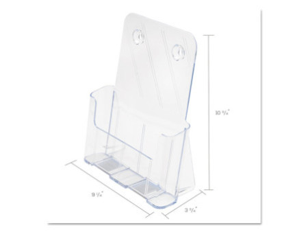 deflecto Porte-brochures, incliné, A4 portrait, transparent
