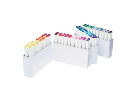 deflecto Boîte de rangement pour marqueurs 'Accordéon',blanc