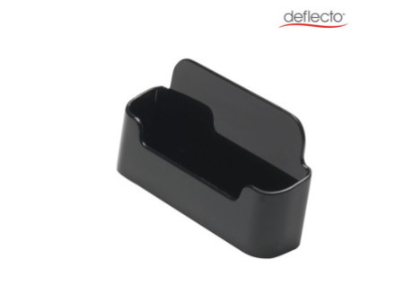 deflecto Porte-cartes de visite, 1 compartiment, noir