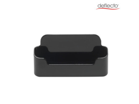 deflecto Porte-cartes de visite, 1 compartiment, noir