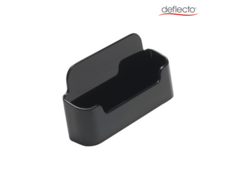deflecto Porte-cartes de visite, 1 compartiment, noir