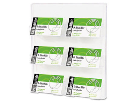deflecto Porte-cartes de visite pour montage mural