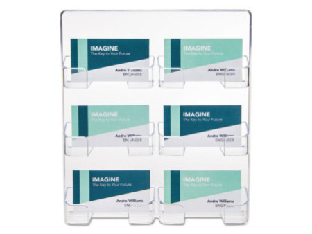 deflecto Porte-cartes de visite pour montage mural