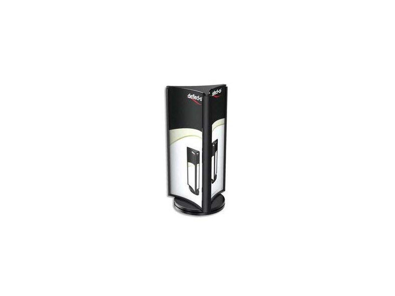 deflecto Porte-visuel, rotatif, 3 faces, format long