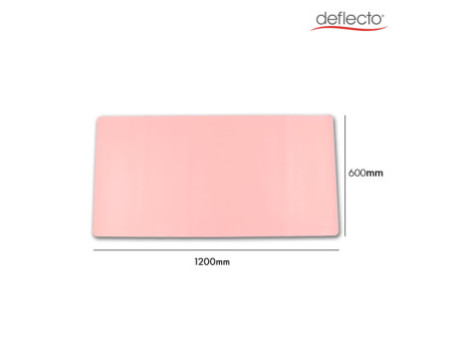 deflecto Sous-main, 1.200 x 600 mm, menthe/rose