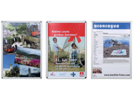 FRANKEN Cadre porte-affiches A1, largeur du cadre: 25 mm