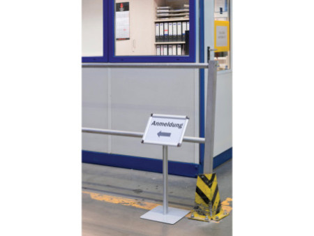FRANKEN Porte-affiches 'Standard', A4 paysage, (H): 725 mm