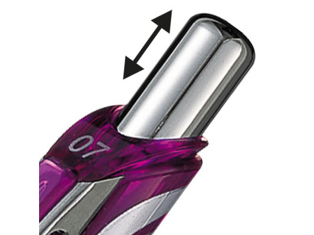 Pentel Stylo roller encre gel Energel BL77, violet