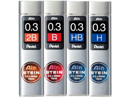 Pentel Mines fines pour porte-mines AIN STEIN C273,dureté HB
