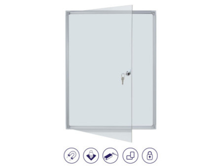 FRANKEN Vitrine d'affichage X-tra!Line, 3 x format A4