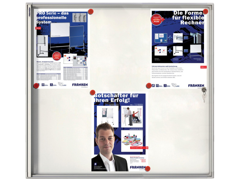 FRANKEN Vitrine d'affichage X-tra!line, 6 x format A4