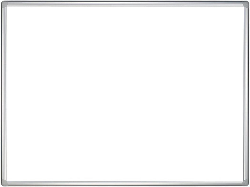 FRANKEN Tableau mural blanc PRO, émaillé, 1.000 x 750 mm