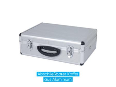 FRANKEN Valise de présentation KOMPAKT,2100 pièces,aluminium