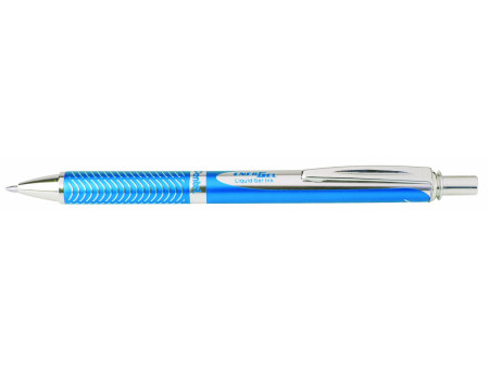 Pentel roller encre gel EnerGel Sterling BL407, bleu