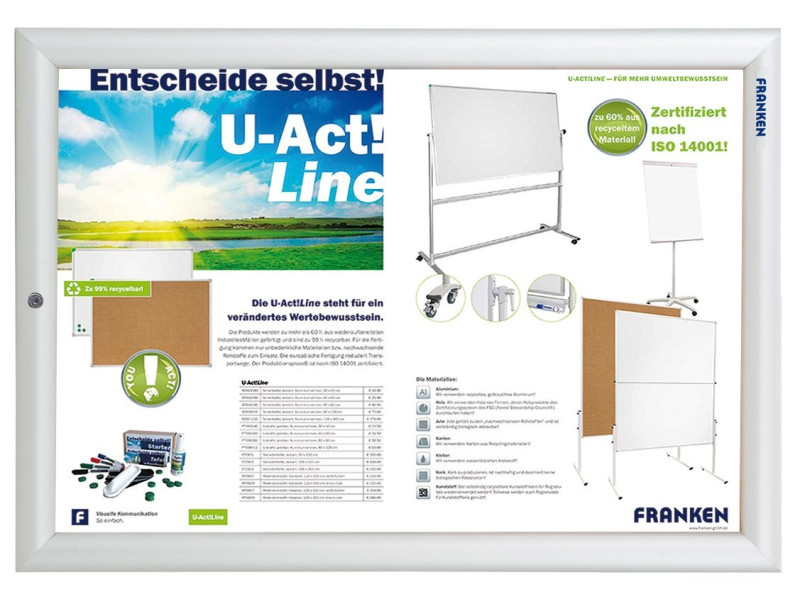 FRANKEN Cadre porte-affiches Security, A3, cadre 32 mm