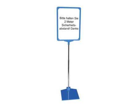FRANKEN Porte-infos / support prix, A4, bleu