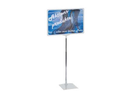 FRANKEN Porte-info / support prix, A4, gris