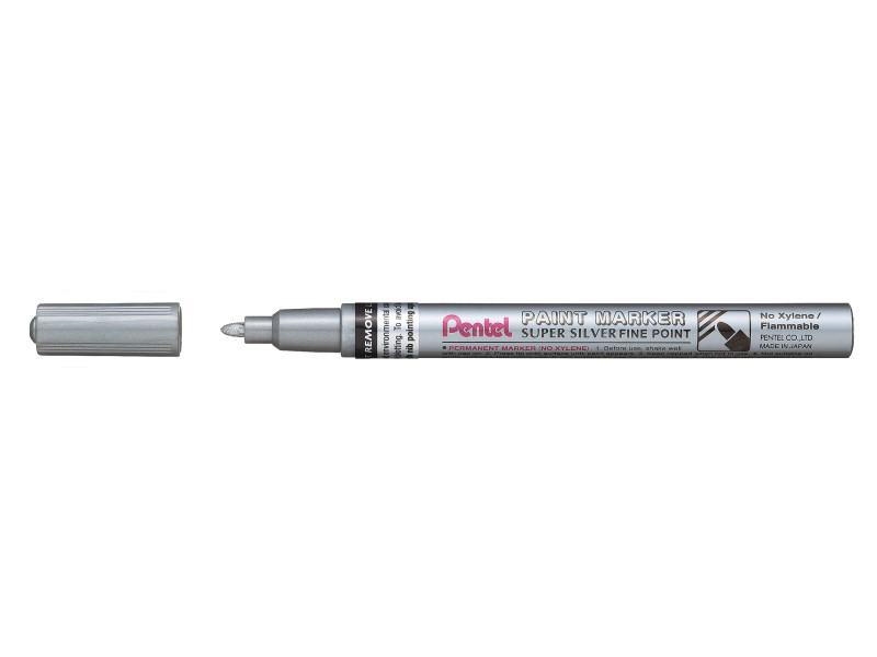 Pentel Marqueur laque PAINT MARKER MSP10, argent