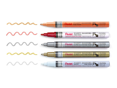 Pentel Marqueur laque PAINT MARKER MSP10, or