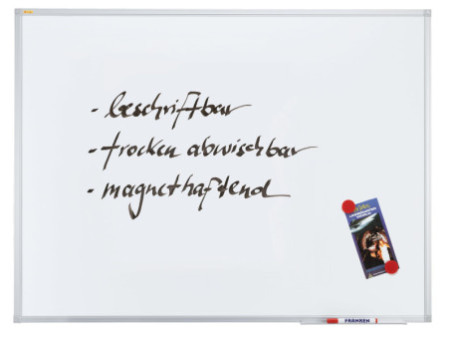 FRANKEN Tableau blanc X-tra!Line, laqué, 600 x 450 mm
