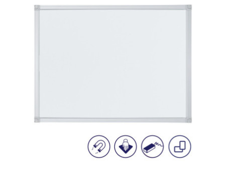 FRANKEN Tableau blanc X-tra!Line, laqué, 600 x 450 mm