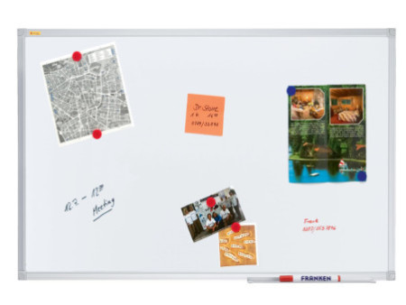 FRANKEN Tableau blanc X-tra!Line, laqué, 600 x 450 mm