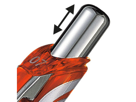 Pentel Stylo roller encre gel Energel BL77, orange