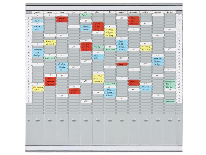 FRANKEN Tableau planning à fiches T, (L)819 x (H)780 mm