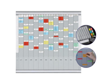 FRANKEN Tableau planning à fiches T, (L)819 x (H)780 mm
